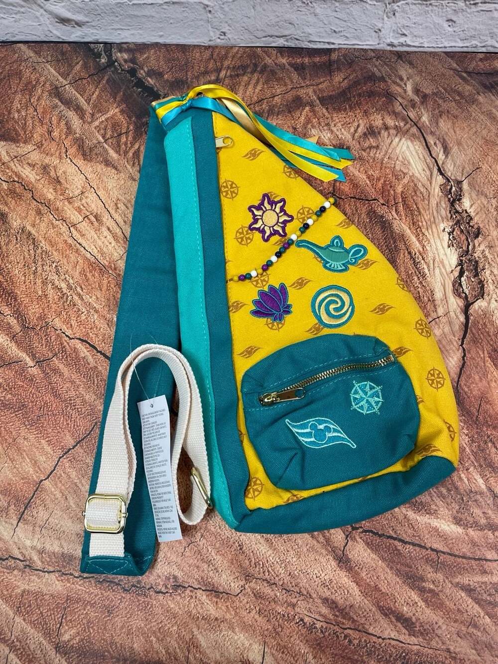 Disney Cruise Line Treasure Adventure Sling Bag New